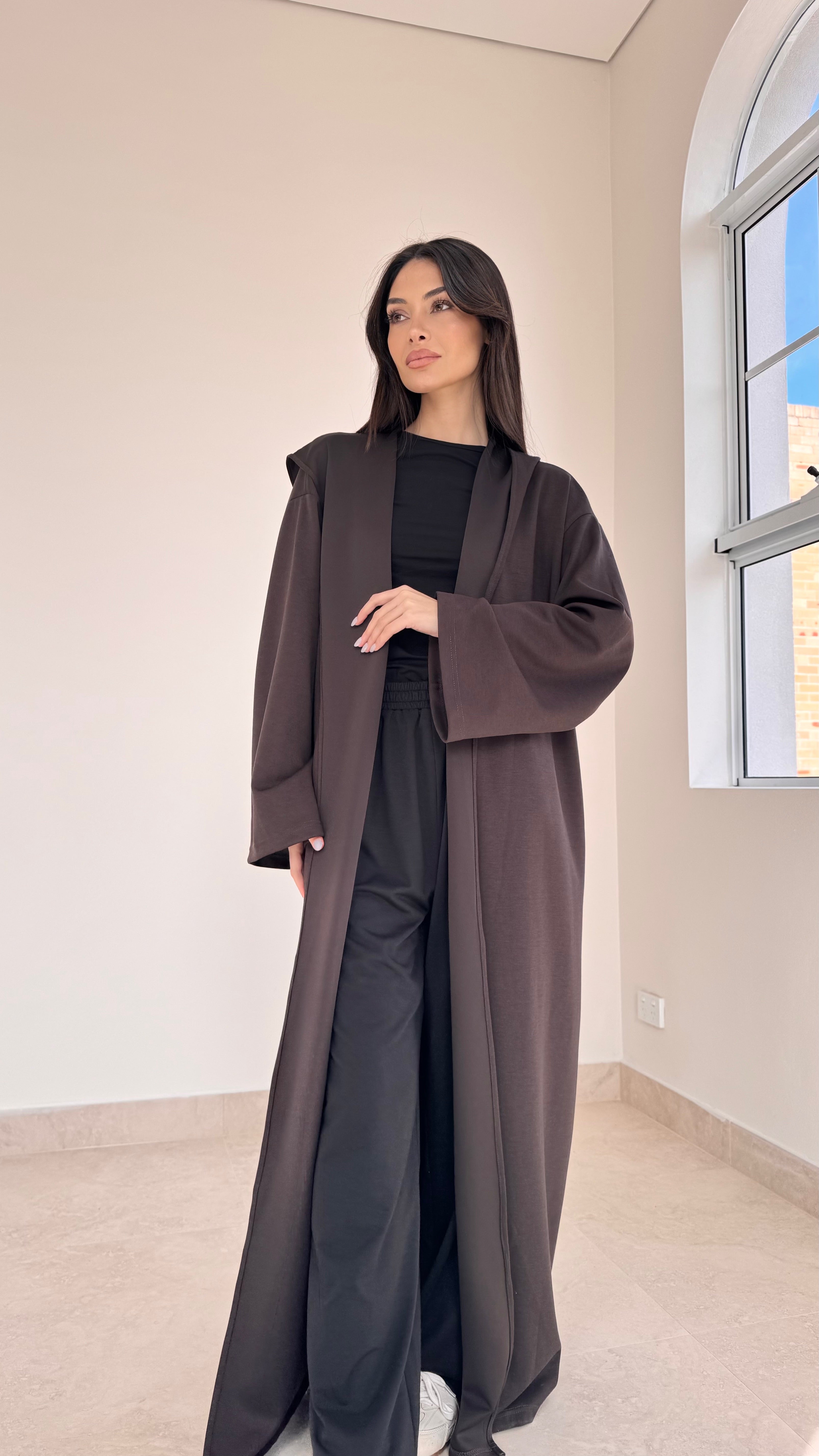 Ponte Hooded Cape