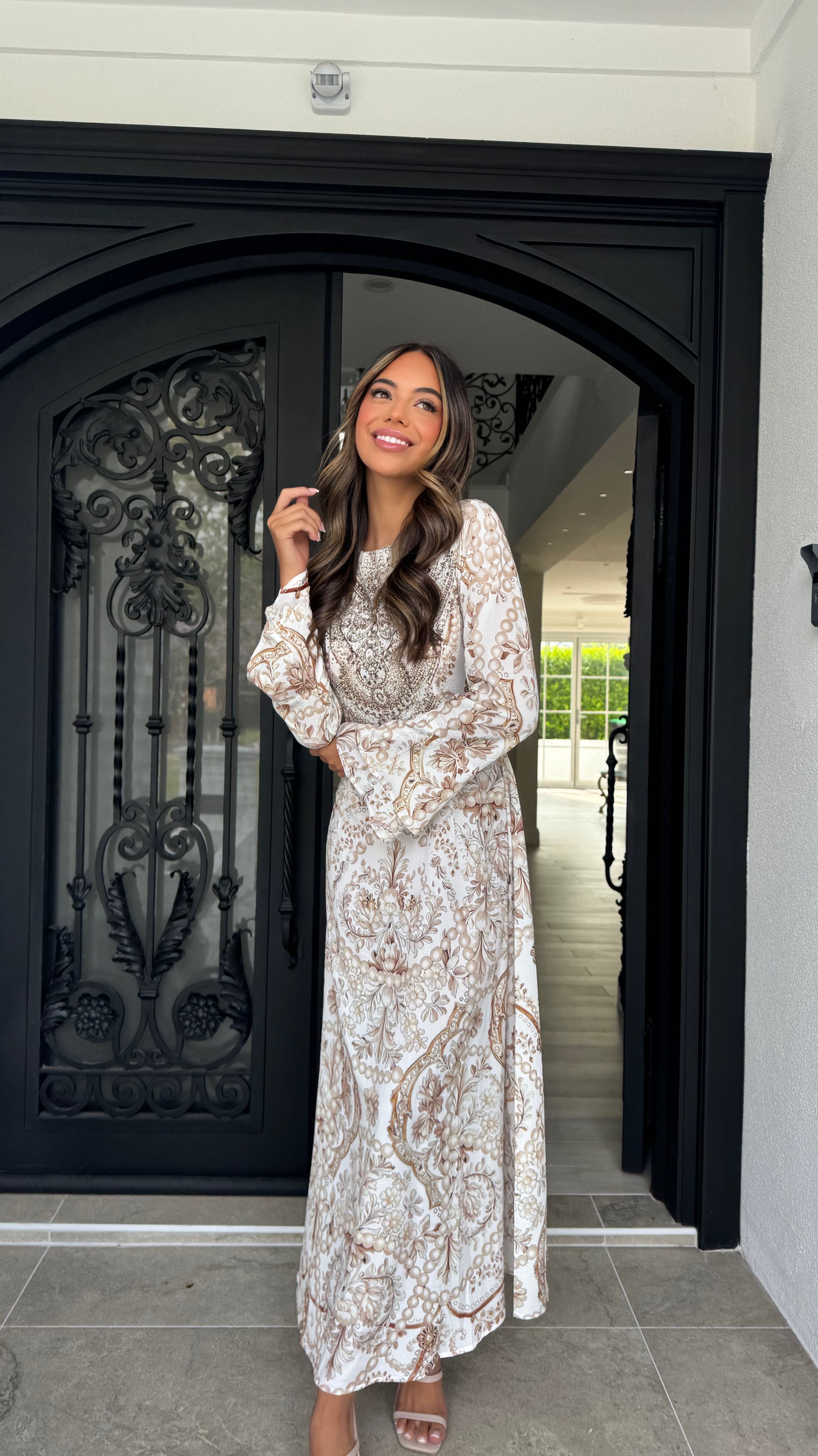 Luna embellished dress