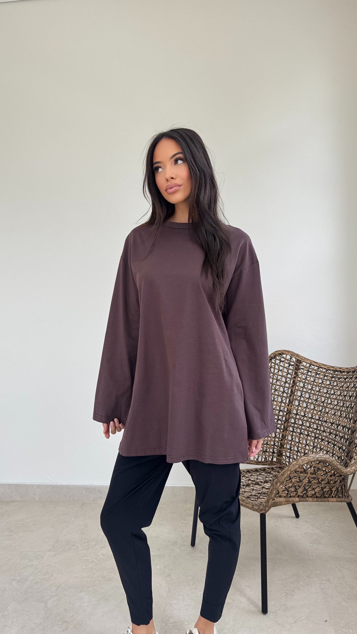 Relaxed long sleeve tee