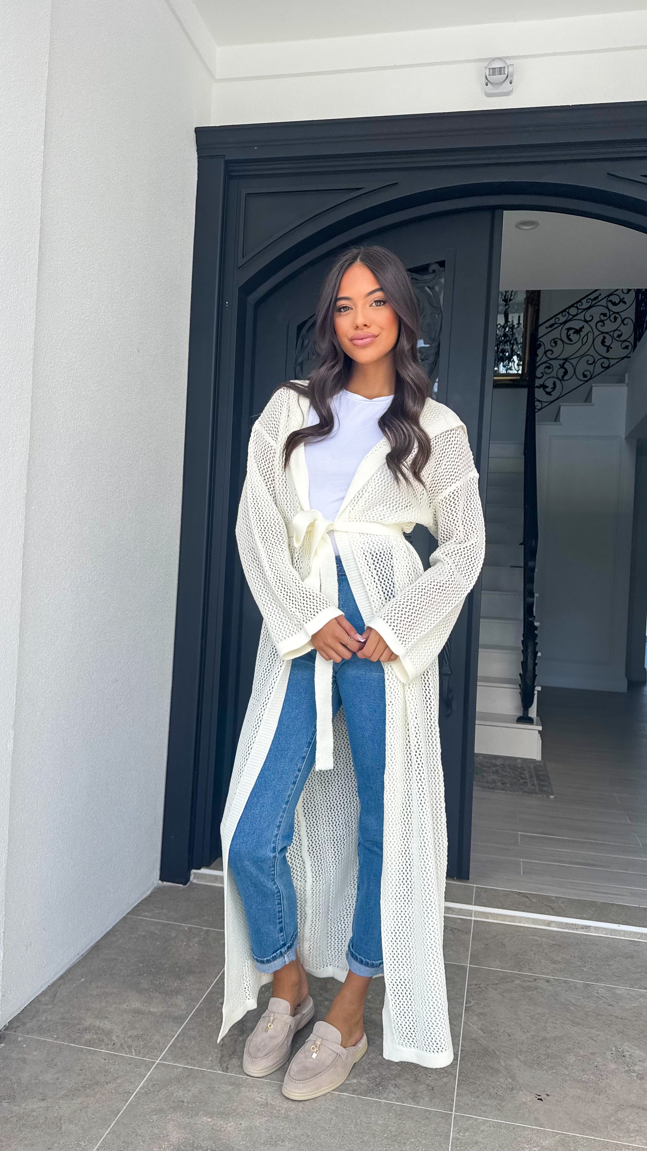 Knit Net Cardigan