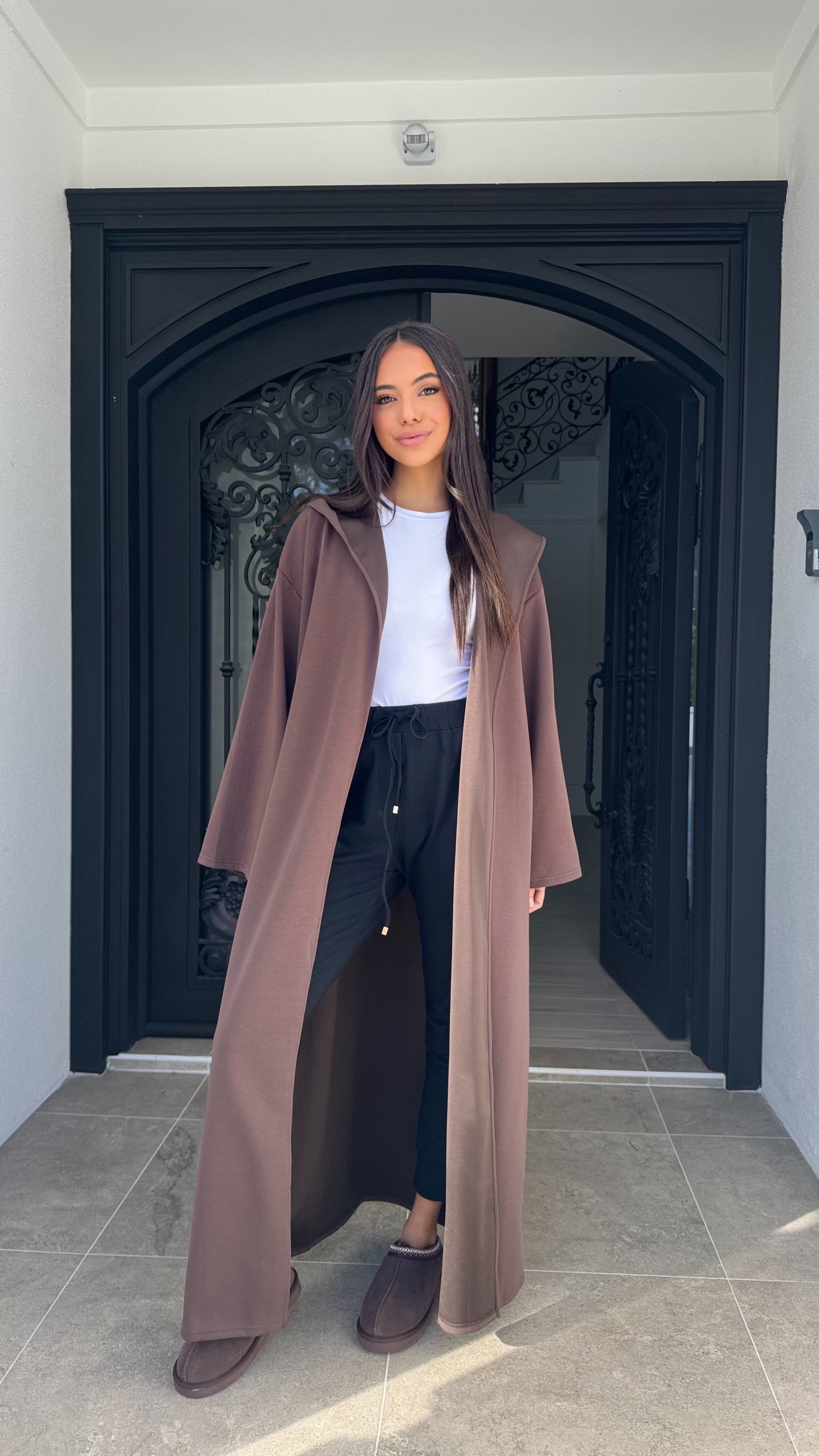 Ponte Hooded Cape