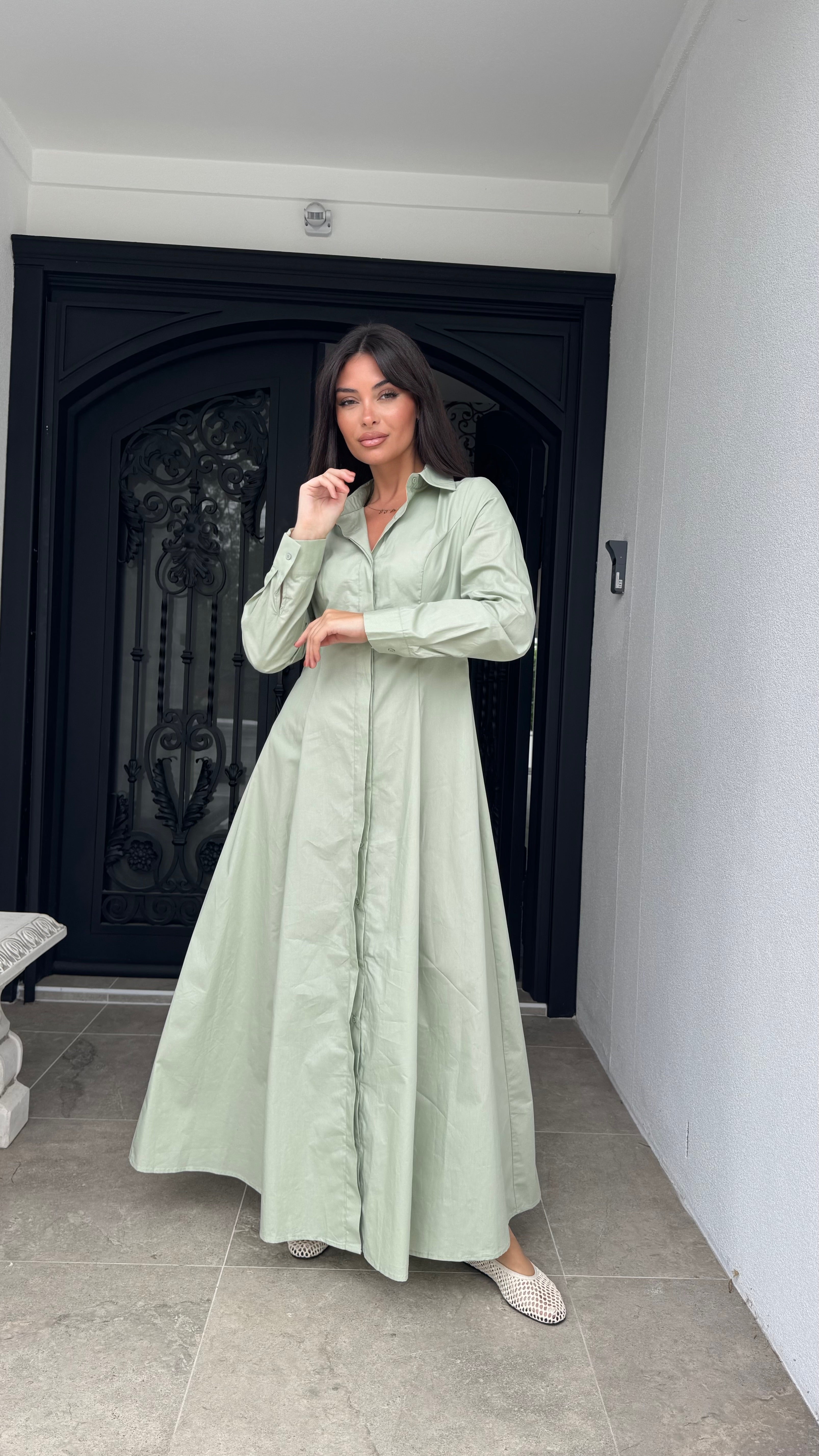 Effortless shirt dress