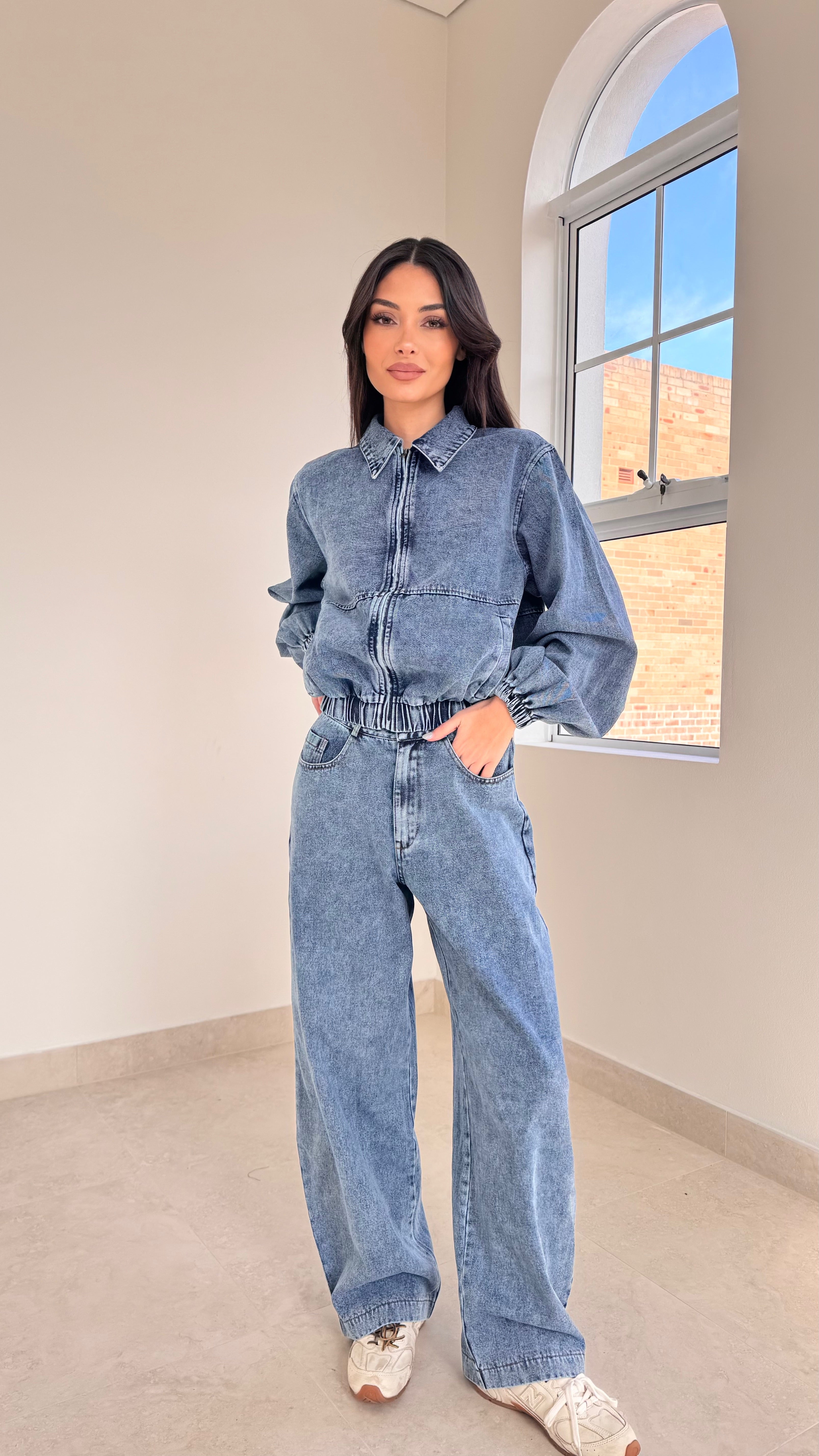 Acid wash bomber set