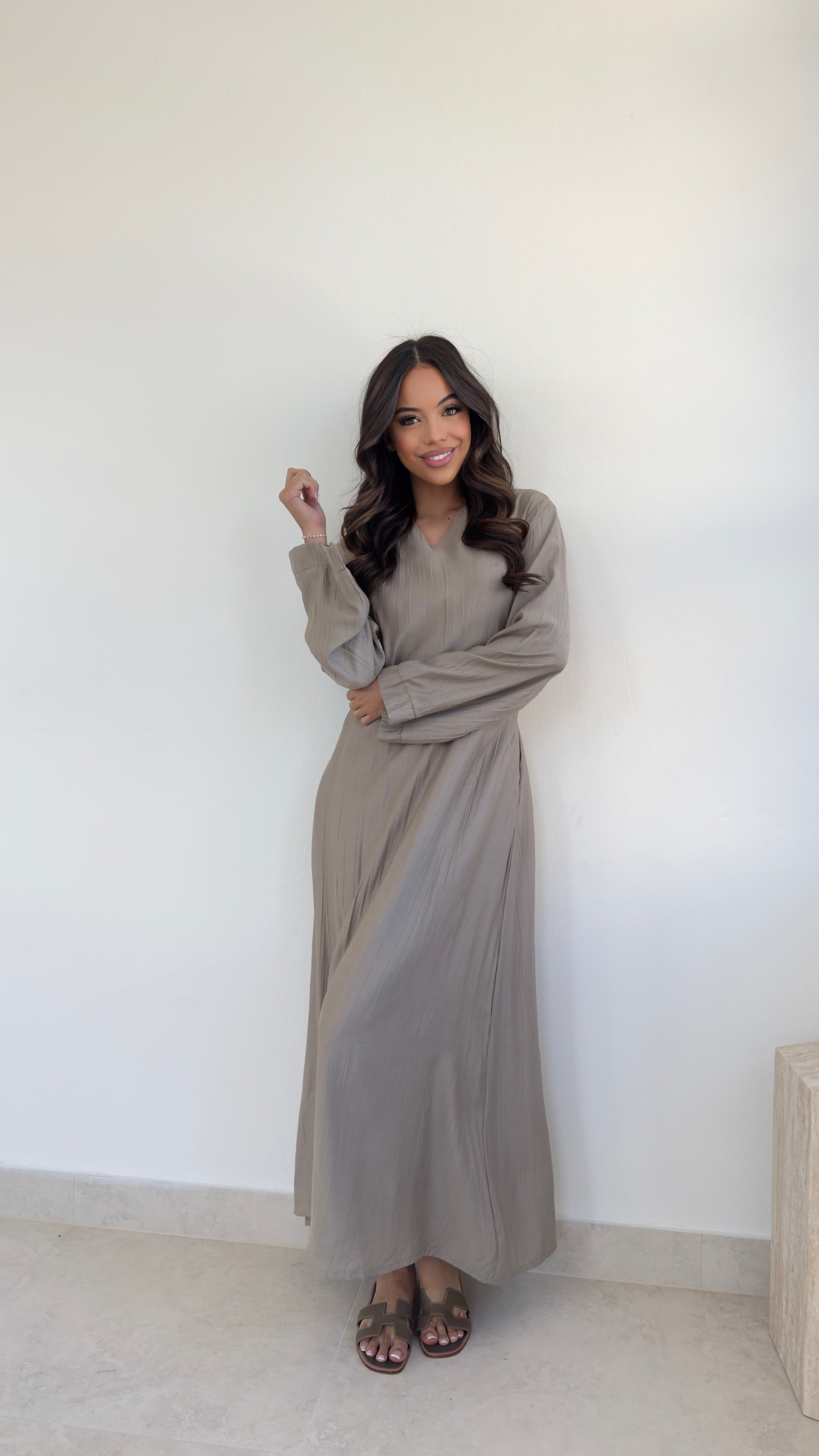 Spring flow Abaya