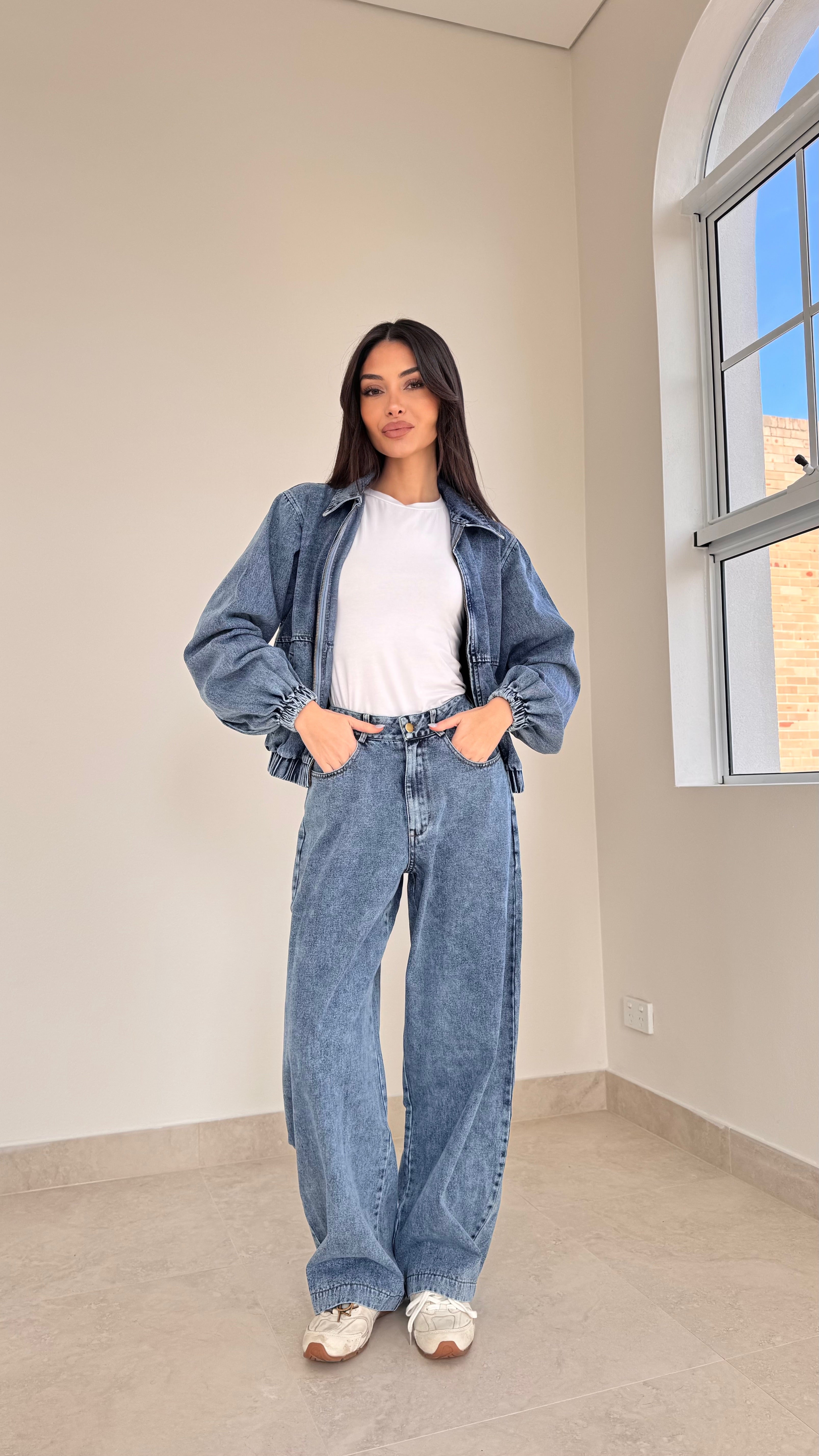 Acid wash bomber set