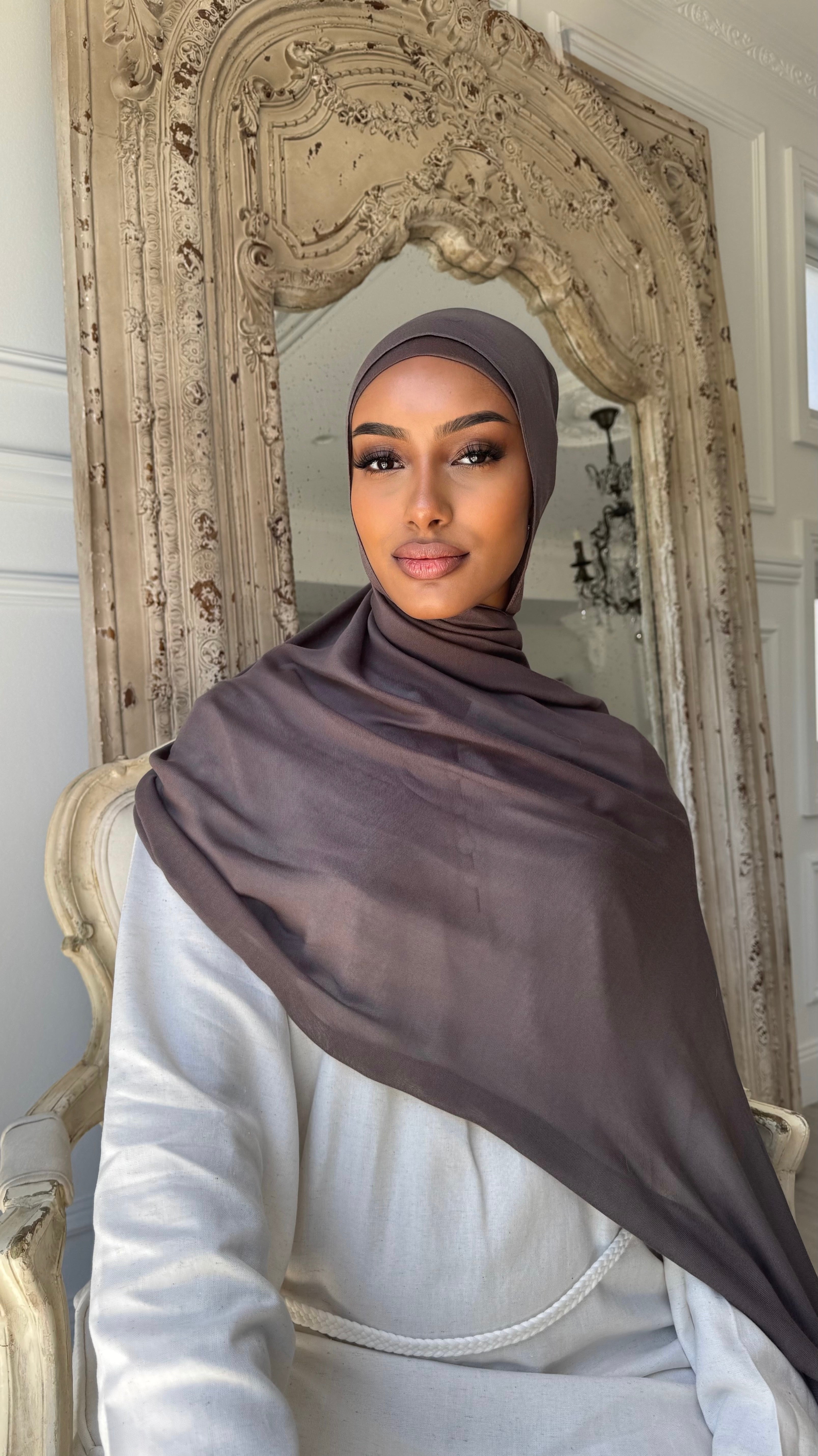 Smoke modal scarf