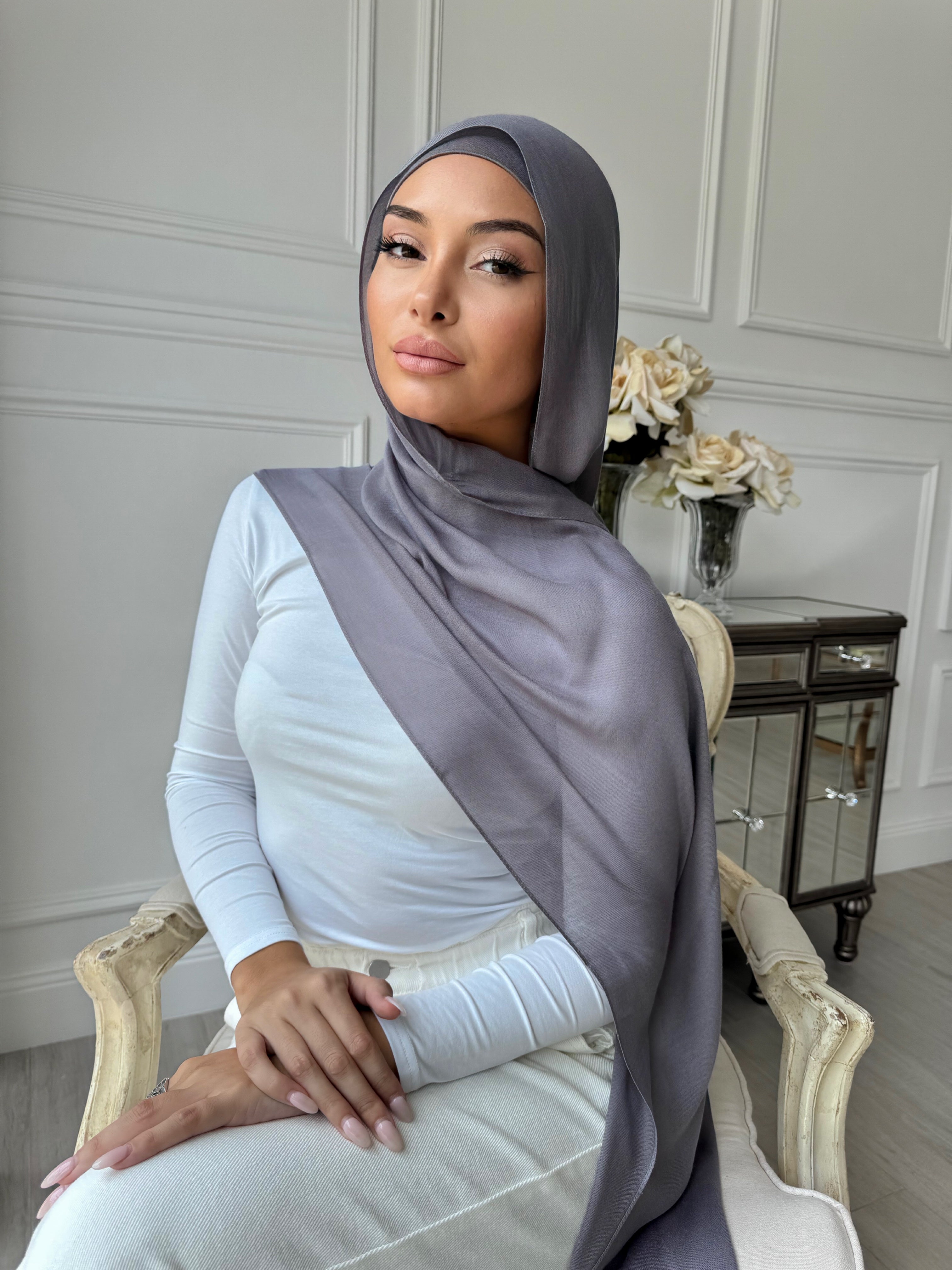 Powder Blue modal scarf