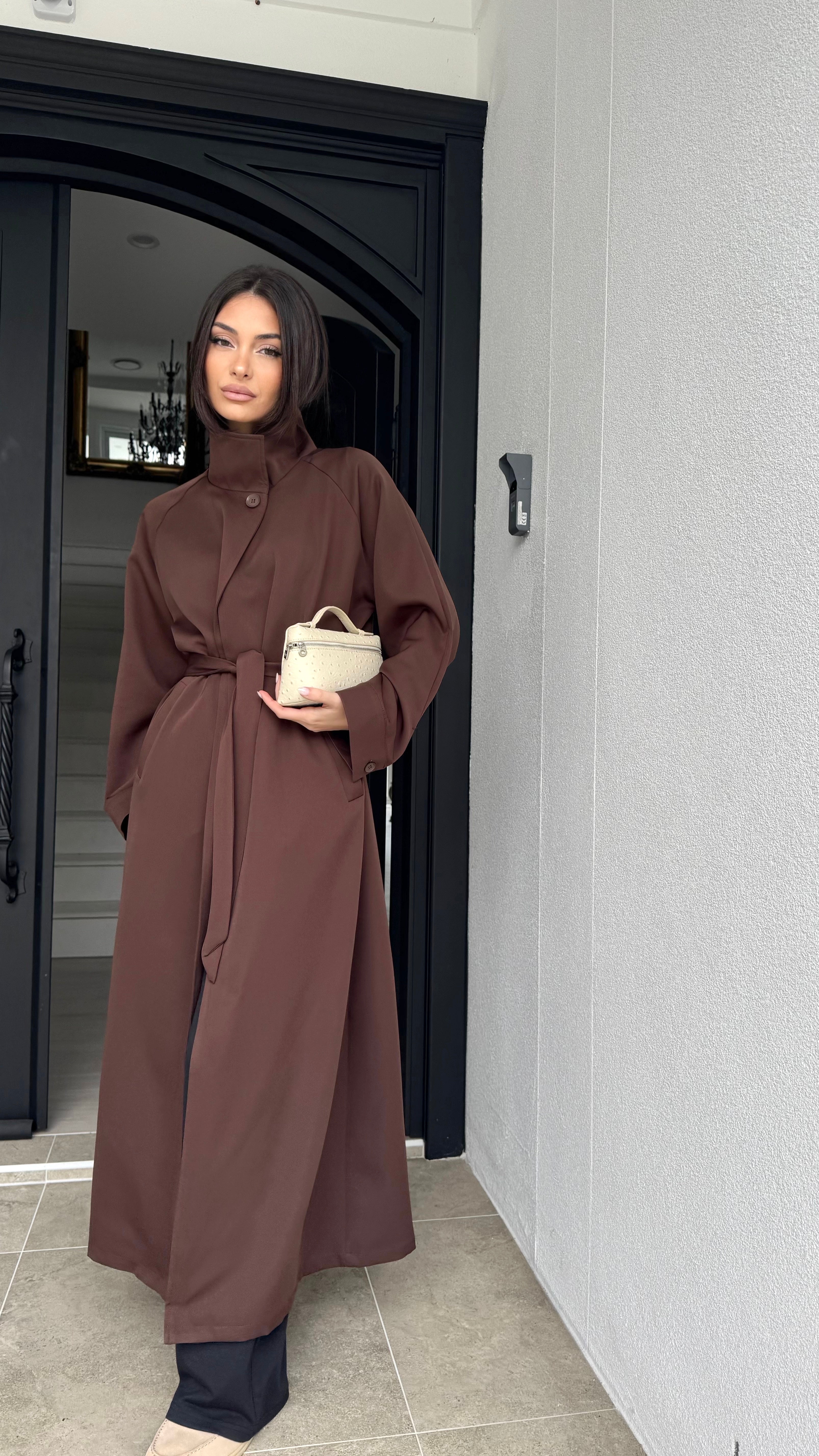 Buy Funnel neck trench coat for Versatile Wear | Urban Culture