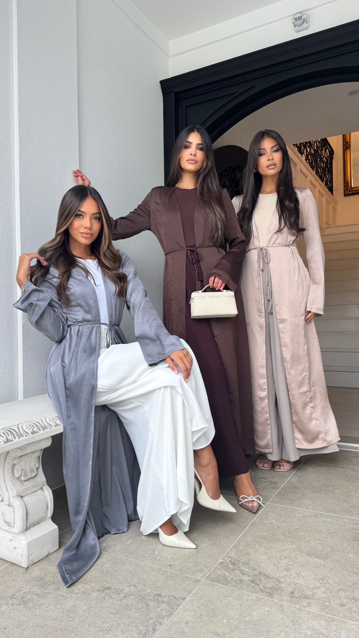 Alira Satin Drape Cape