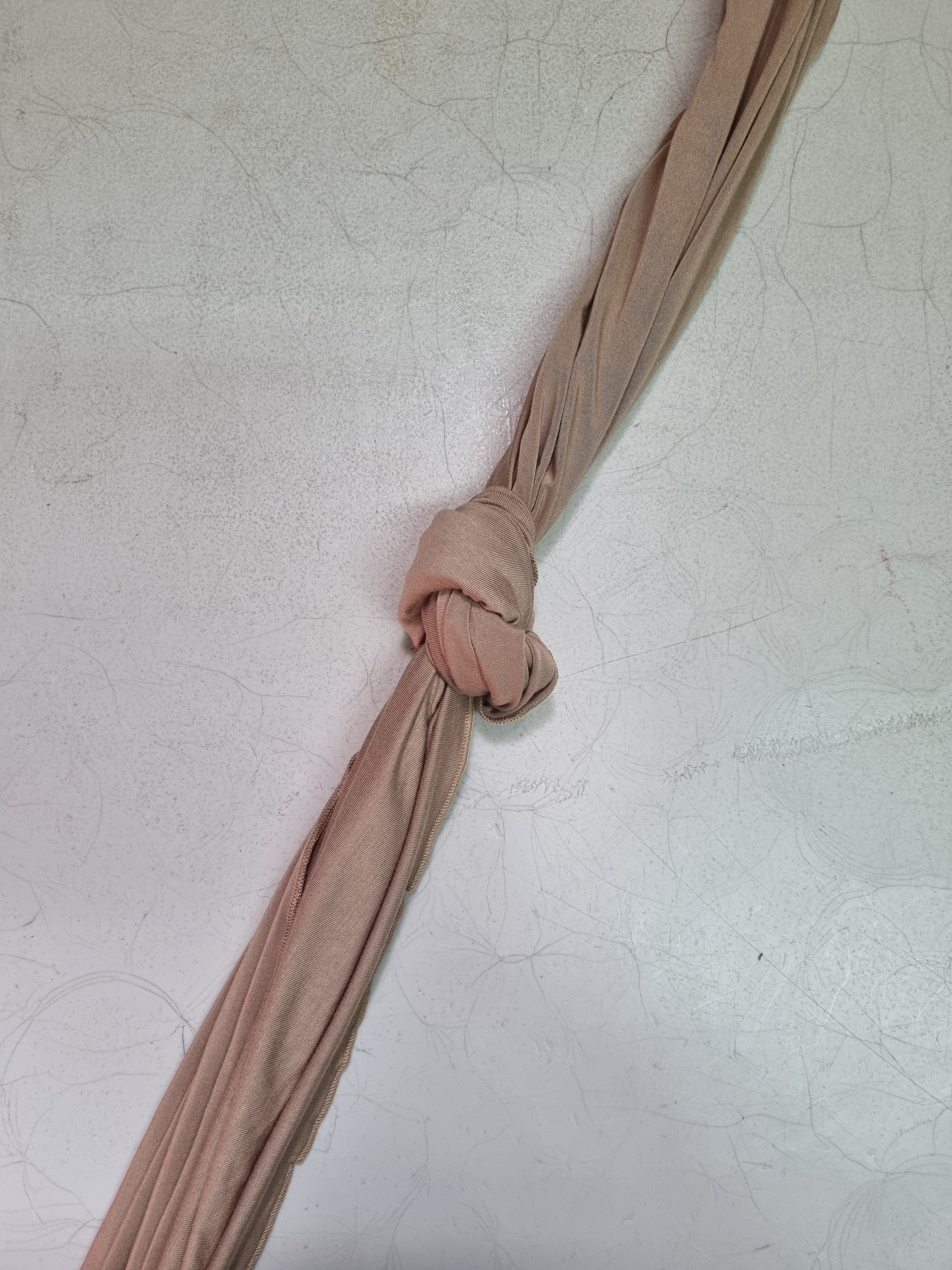 Peach Jersey Scarf