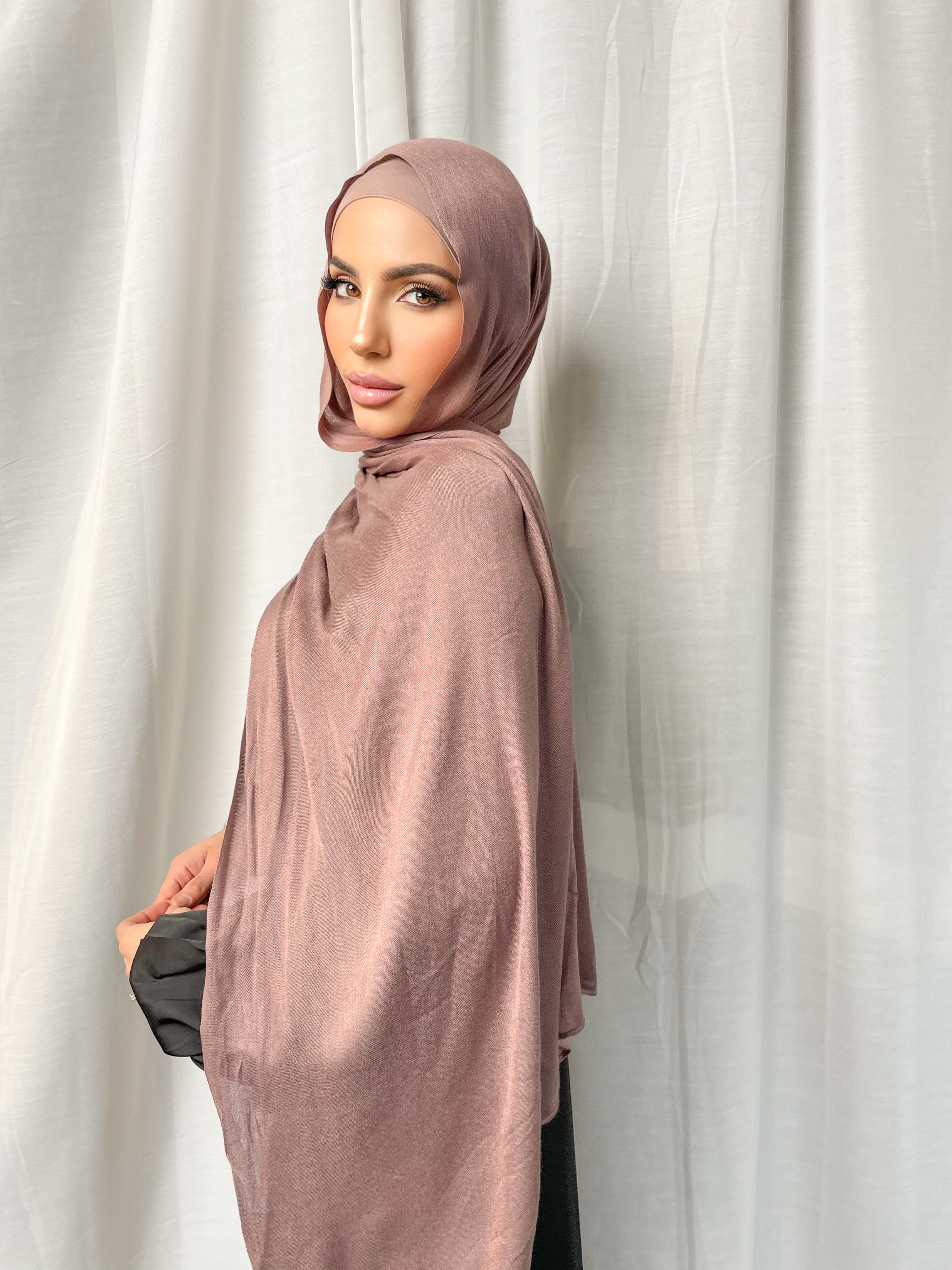 Sparkle Chiffon Hijab in Silver, Everyday Scarf